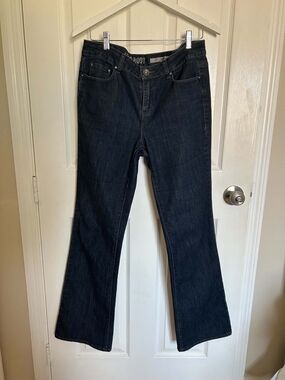 DKNY Jeans Soho Boot Women's Dark Indigo Bootcut Flare Denim Jeans